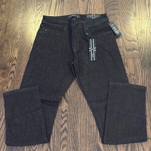 Liverpool Men’s Kingston Modern Straight Comfort Stretch Echo Black Jeans Sz 31